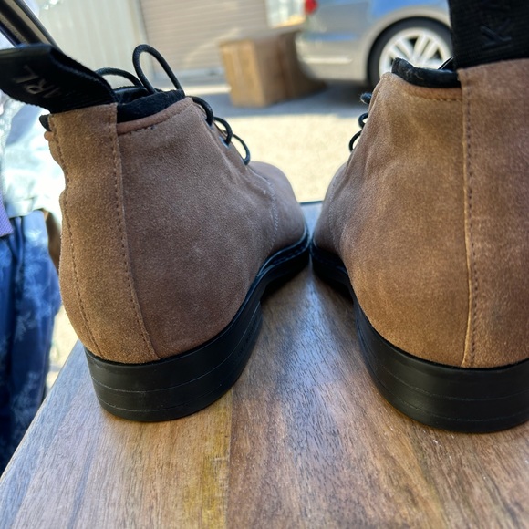 Karl Lagerfeld suede boots main image 3